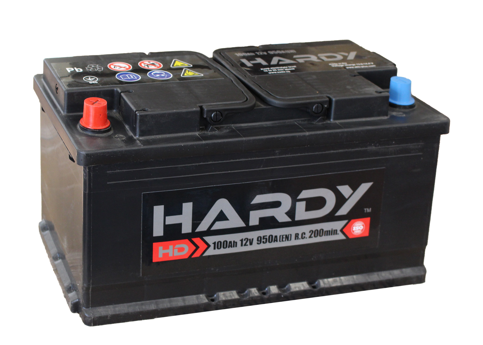 Батареї акумуляторні свинцеві стартерні 6СТ-100Аз (1) HARDY